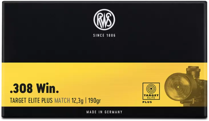 RWS Target Elite Plus .308Win 12,3g 20kpl - .308 Win - 4000294086335 - 1