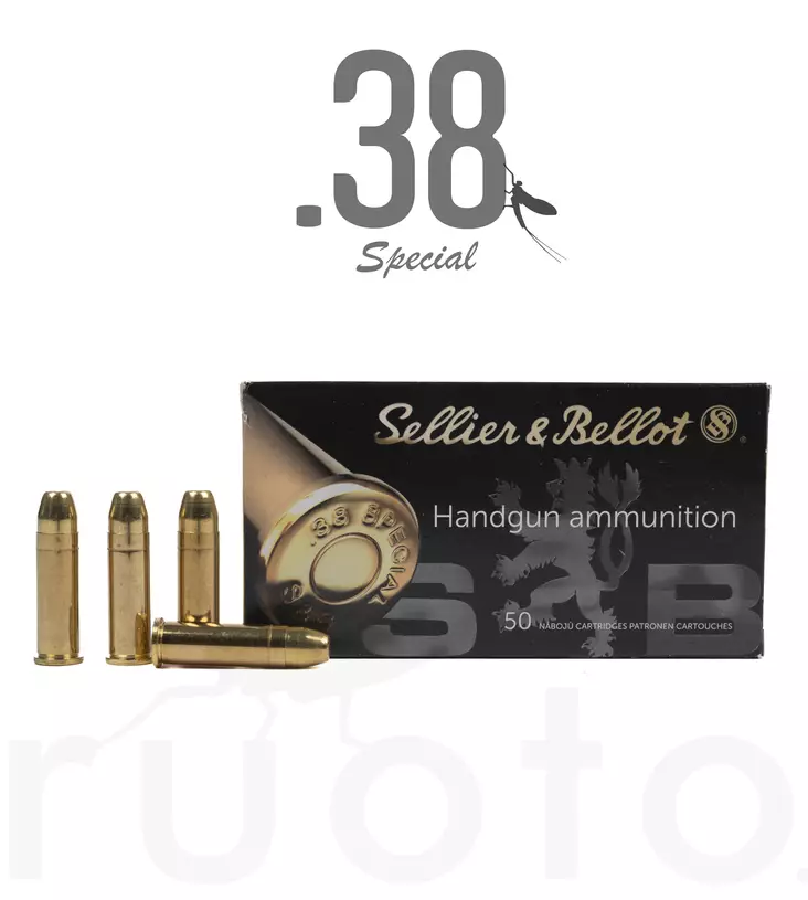 S&B FMJ .38 Special 10,25g - Patruunat .38 Special - 8590690311415 - 2