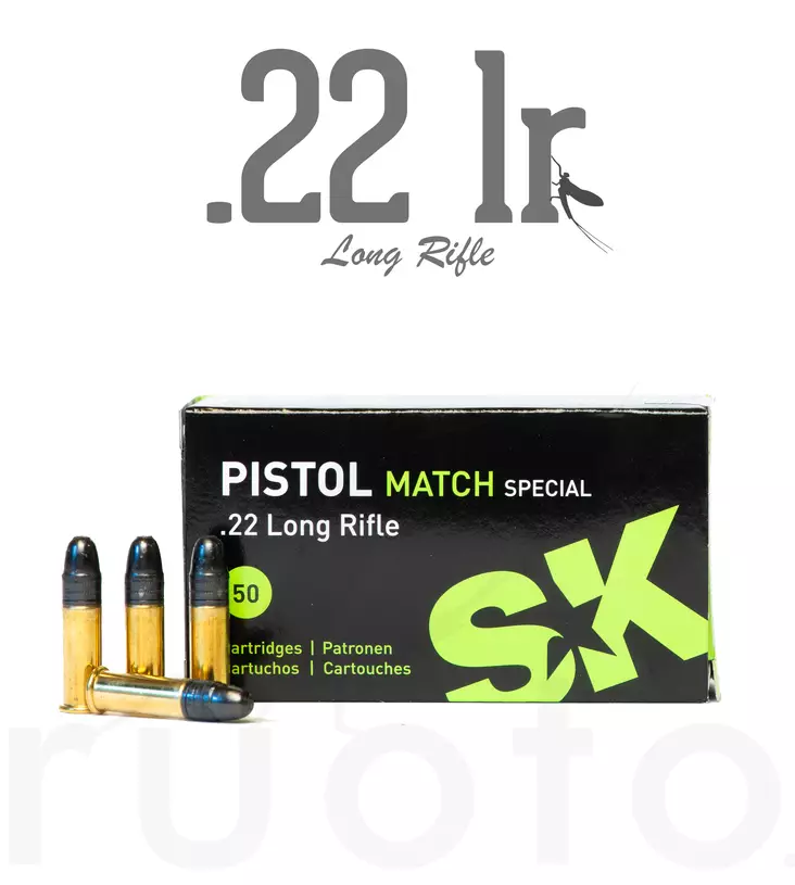 SK Pistol Match Special .22 LR 2,6g 50pcs - Patruunat 22 LR - 4023045421445 - 1