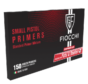 Fiocchi Small Pistol Primers - Nallit, patruunoiden lataus - 762344044736 - 1