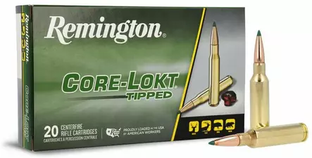 Remington Core Lokt Tipped 6,5 Crmr 8,4g 20pcs - Patruunat 6,5 Creedmoor - 047700410906 - 1
