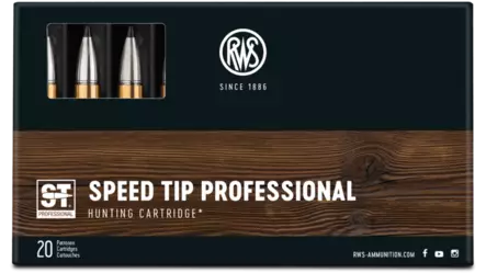 RWS Speed Tip Professional .308 Win 10,7g 20pcs - Patruunat 308 Winchester - 4000294012266 - 1