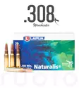 Lapua Naturalis .308 Win 11,0g 20pcs - Patruunat 308 Winchester - 6418267103466 - 1