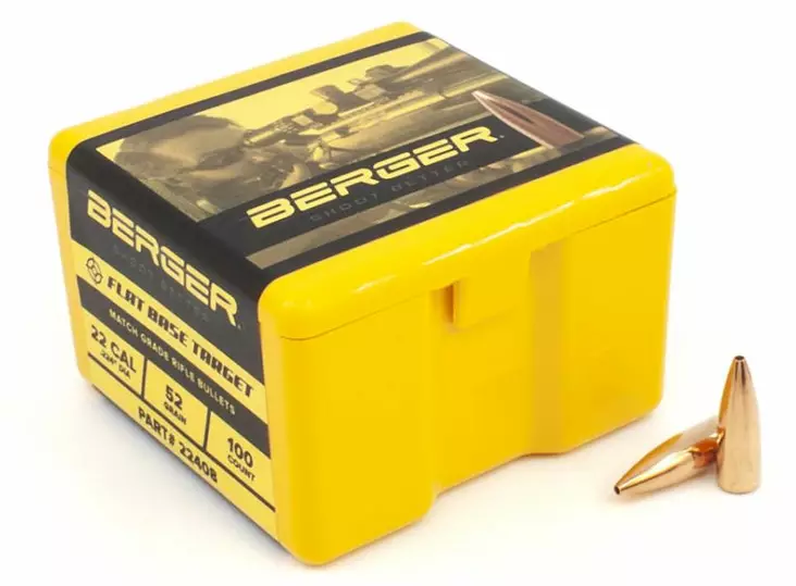 Berger .224 52grain FB Target - Muut kaliiperit - 679459224086 - 1