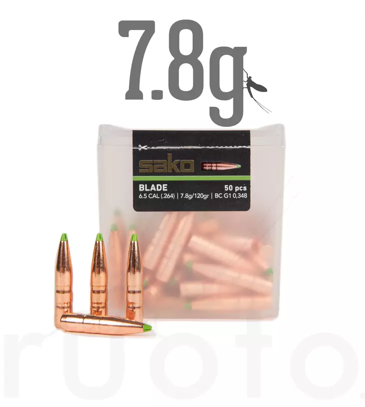 Sako Powerhead Blade 6,5mm 7,8g 50pcs - 6,5 mm luodit - 6438053157756 - 1