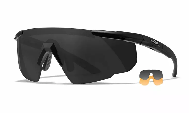 Wiley X Saber Advanced Grey & Light Rust - Matte Black - Ampumalasit - 712316003056 - 1