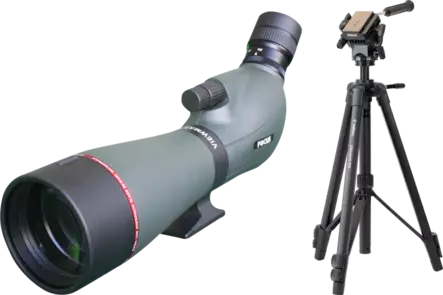 Kit Focus Viewmaster ED 20-60x80 with Velbon VM638 - Kaukoputket - 7391879050917 - 1