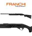 Franchi Affinity III Black 12/76, vasenkätinen - Mustat - 601010107 - 2
