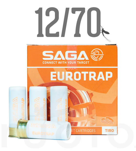 12/70 Saga Trap #8 24g - Lyijy Skeet, Trap ja Sporting - 8435101612067 - 1