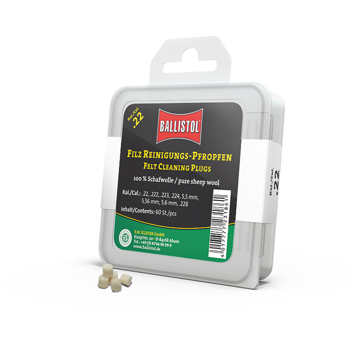 Ballistol Puhdistustulppa 60kpl - Muut aseenhoitotuotteet - 4017777231847 - 1