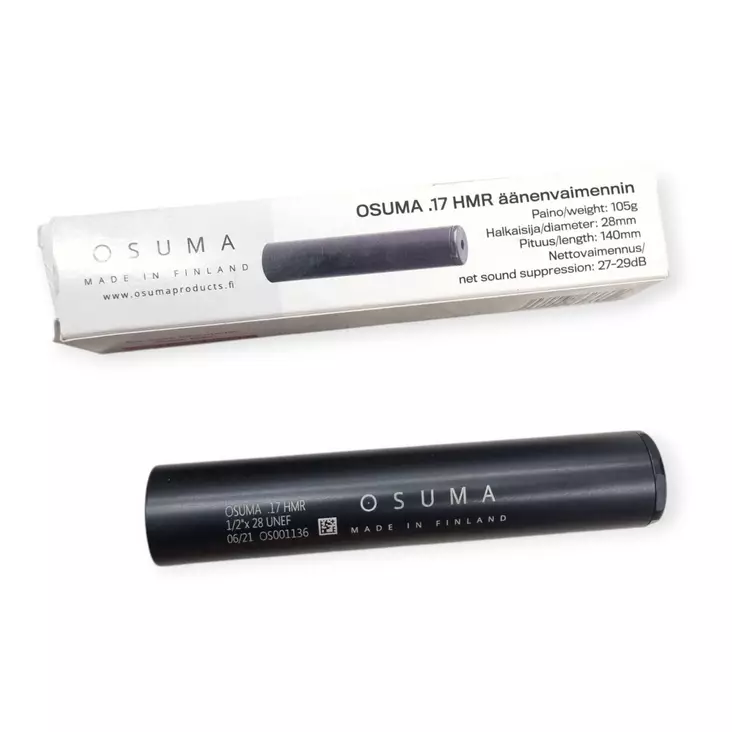Osuma .17 HMR 1/2x28 - Käytetyt äänenvaimentajat - K01217 - 1