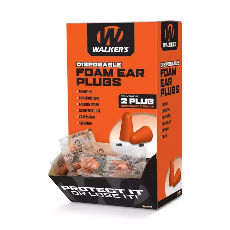 Walkers Foam Ear Plugs 200 Pair Box - Kuulosuojaimet - 813628084907 - 1