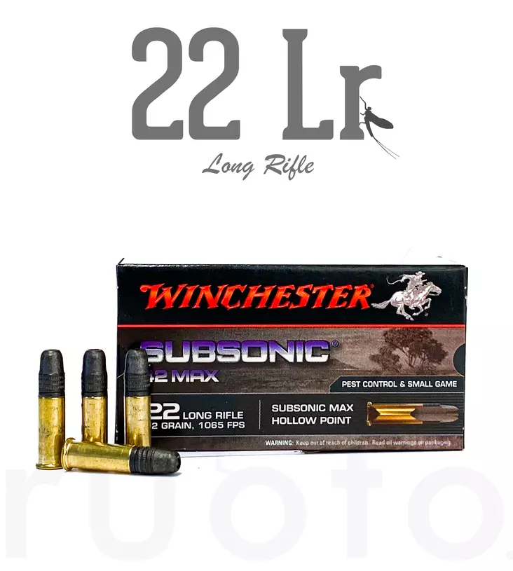 Winchester Subsonic HP .22 LR 2,72g 50pcs - .22 Lr - 020892103337 - 1
