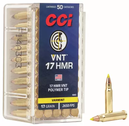 CCI VNT .17 HMR 1,1g 50pcs 808m/s - Patruunat 17 HMR - 604544621198 - 1