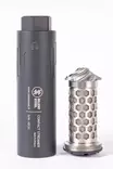 Silent Steel Compact Flow Streamer 5,56 Armor Black - Äänenvaimentimet AR-15 - CST556B-SS - 8