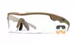 Wiley X WX Rogue Comm Grey & Clear & Light Rust - Matte Tan - Ampumalasit - 712316124348 - 1