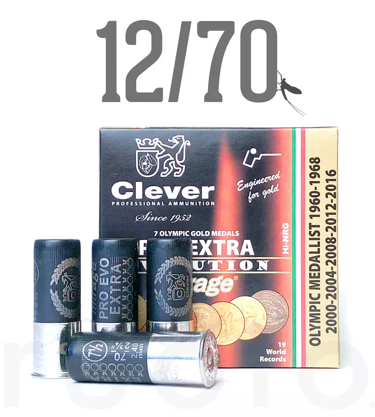 12/70 Clever Mirage T4 Pro Extra 7,5 Trap 24g - Lyijy Skeet, Trap ja Sporting - 3300819402758 - 1