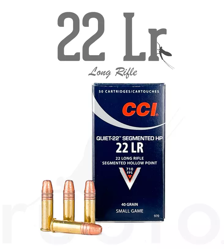 CCI Segmented HP Quiet .22 LR 2,6g 50pcs - .22 Lr - 076683009708 - 1