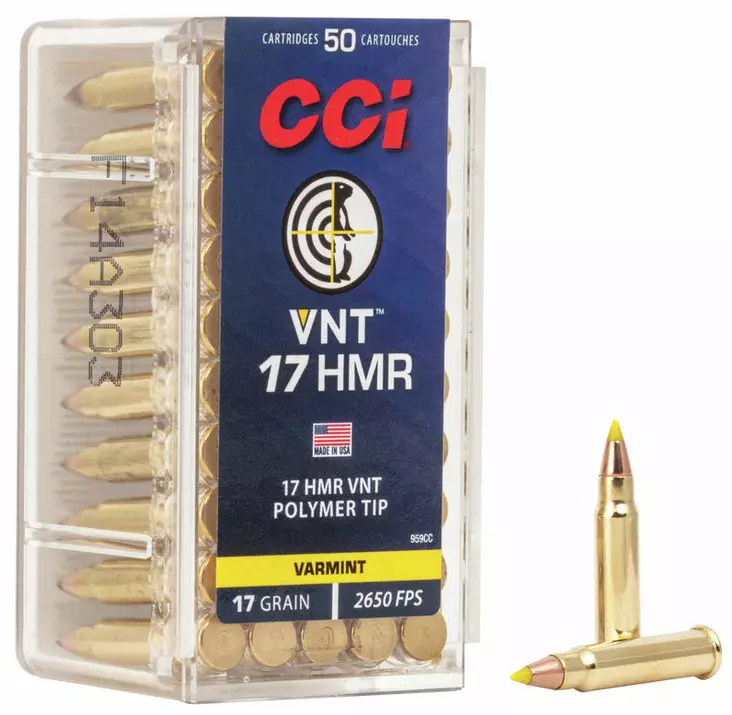 CCI VNT .17 HMR 1,1g 50pcs 808m/s - Patruunat 17 HMR - 604544621198 - 1