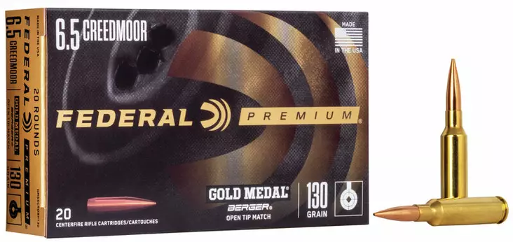 Federal Gold Medal Berger Hybrid 6,5 Crmr 8,4g 20pcs - Patruunat 6,5 Creedmoor - 604544624038 - 1