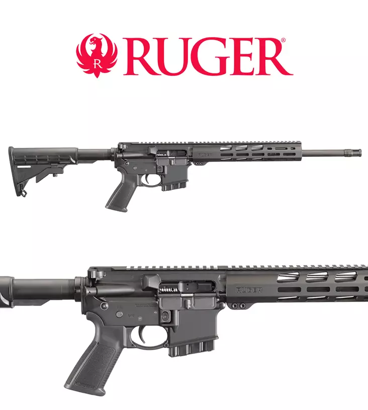 Ruger AR-556 16" 5,56 Nato - Kiväärit AR-15 tai vastaavat - 736676085378 - 1