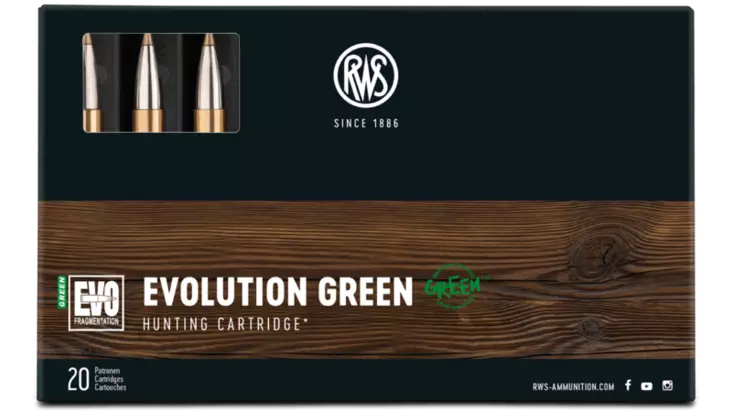RWS Evolution Green 7mm Rem Mag 8,2g 20pcs - Muut kiväärikaliiperit - 4000294185458 - 1