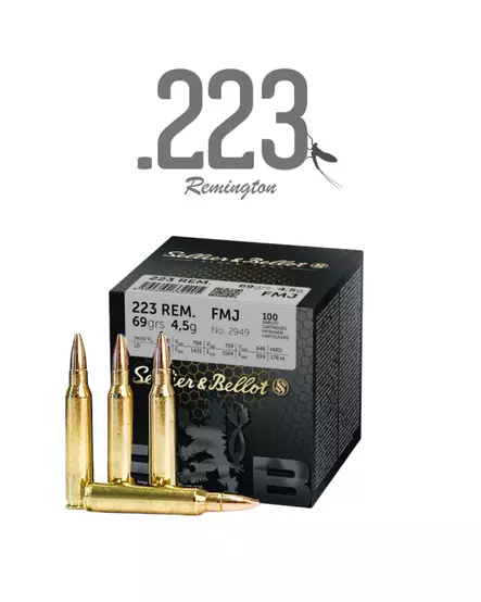 S&B FMJ .223 Rem 4,5g - .223 Rem - 8590690342969 - 3