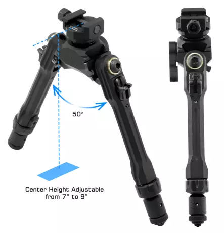 UTG PRO TBNR Bipod 7-9" - Bipodit ja ampumatuet - 4717385556379 - 2