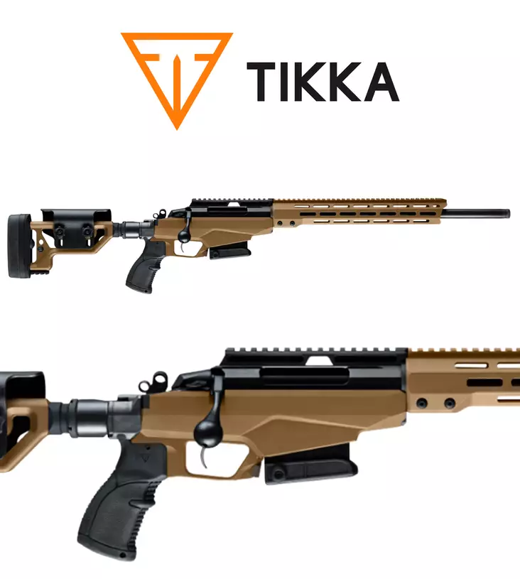 Tikka T3x Tac A1 Coyote Brown 6,5 Creedmoor - Muut tarkkuuskiväärit - 602020029 - 1