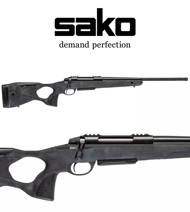 Sako S20 Hunter Black Rock 6,5 Creedmoor - Pulttilukkoiset kiväärit - S00004665C - 1