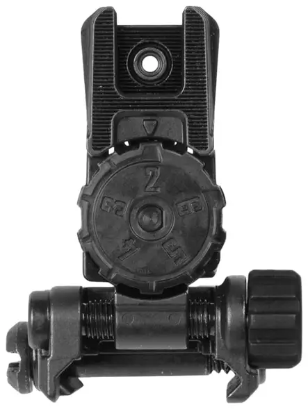Magpul MBUS Pro LR Adjustable Sight Rear - Rautatähtäimet kivääreille - MAG527-BLK - 2
