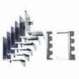 Corrosafe Sivuhyllysarja 6K-kaapille - Asekaapit - CSHYLLYSARJA6K - 1