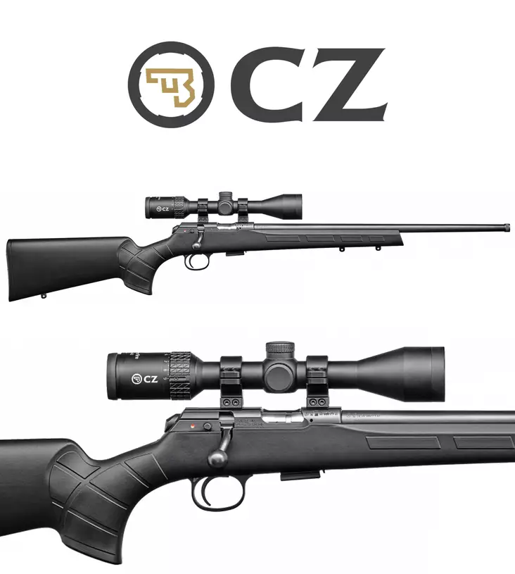 CZ 457 Synthetic .22 LR Combo - Pienoiskiväärit .22 Lr - CZ457P22LR - 1