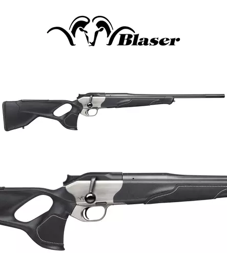 Blaser R8 Ultimate Silverstone Adjustable 9,3x62 - Suoravetolukkoiset kiväärit - 6020909368SILV - 1